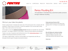 Tablet Screenshot of pentasmoulding.com
