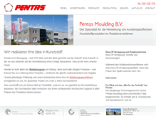 Tablet Screenshot of pentasmoulding.de